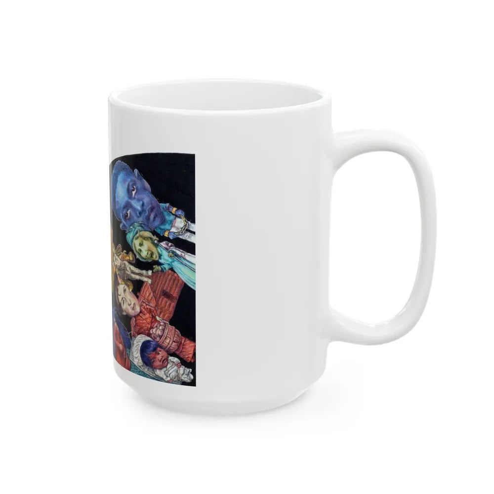 Group of Three Illustrations (2) - White Coffee Mug-Go Mug Yourself