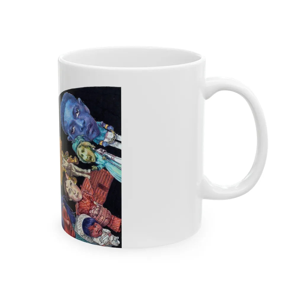 Group of Three Illustrations (2) - White Coffee Mug-Go Mug Yourself