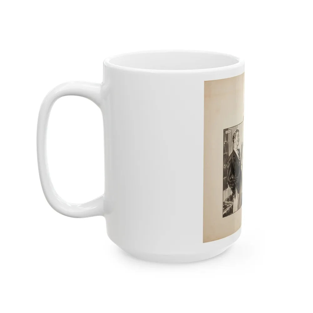 Group of three story illustrations (1) - White Coffee Mug-Go Mug Yourself