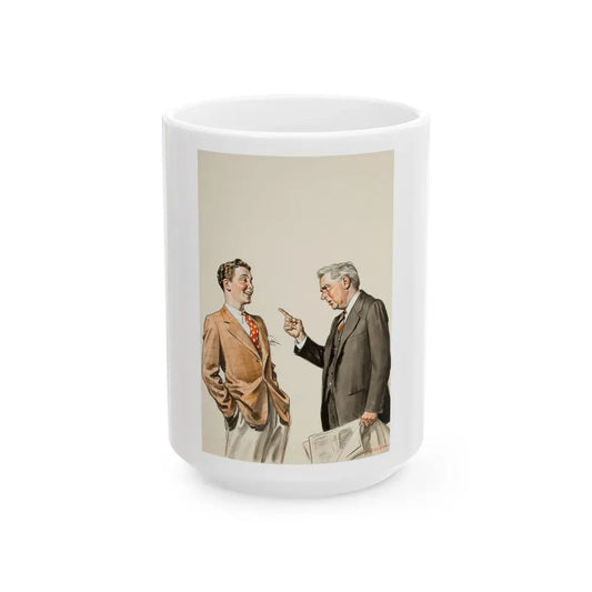 Group of three story illustrations (2) - White Coffee Mug 15oz - Go Mug Yourself
