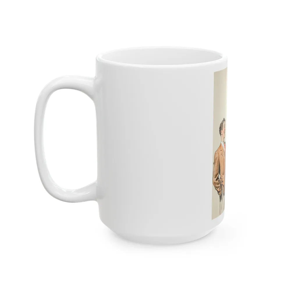 Group of three story illustrations (2) - White Coffee Mug-Go Mug Yourself