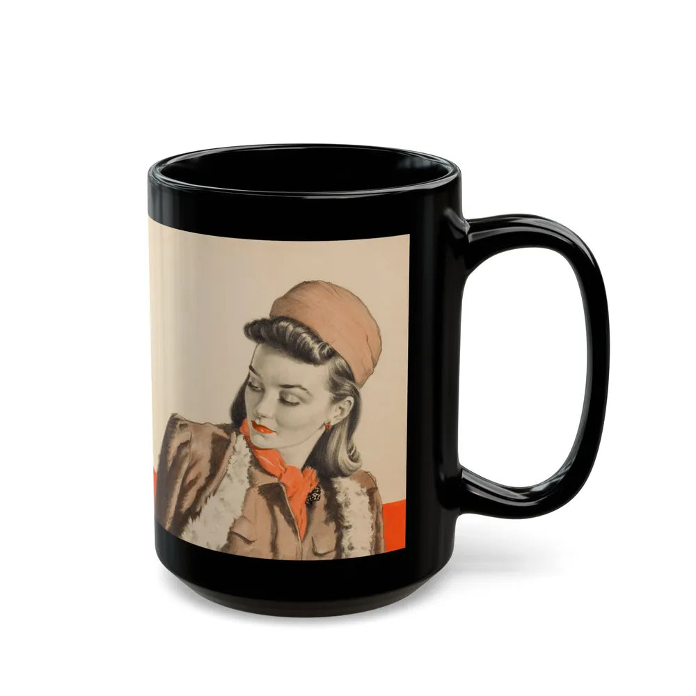 Group of three story illustrations (3) - Black Coffee Mug-Go Mug Yourself