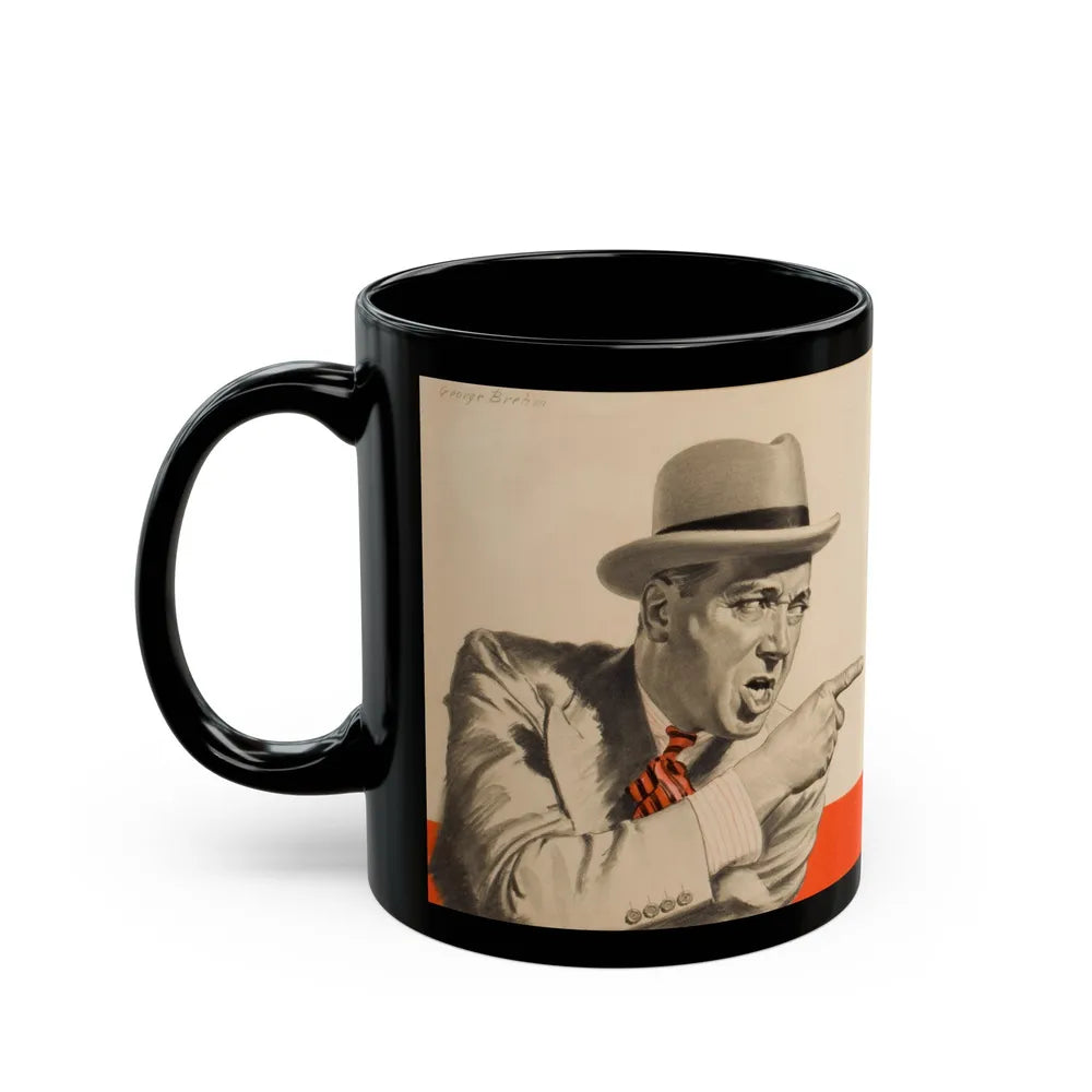 Group of three story illustrations (3) - Black Coffee Mug-Go Mug Yourself