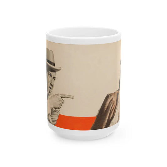 Group of three story illustrations (3) - White Coffee Mug-15oz-Go Mug Yourself