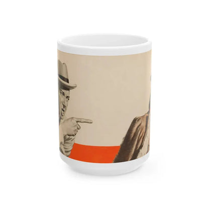 Group of three story illustrations (3) - White Coffee Mug 15oz - Go Mug Yourself