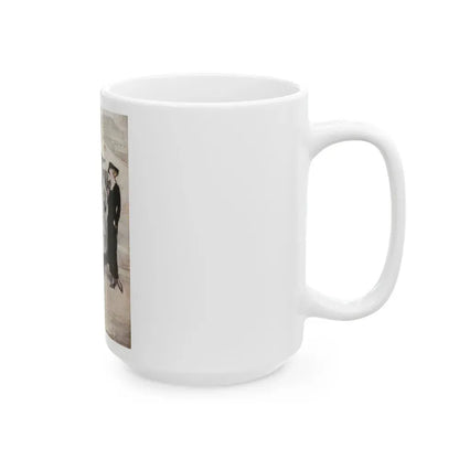 Group of Women and a Man - White Coffee Mug - Go Mug Yourself