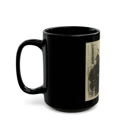 Group Portrait Of Officers With Admiral David G. Farragut Seated, Center (U.S. Civil War) Black Coffee Mug - Go Mug Yourself