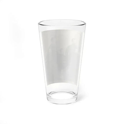 Group Portrait Of Officers With Admiral David G. Farragut Seated, Center (U.S. Civil War) Pint Glass 16oz - Go Mug Yourself