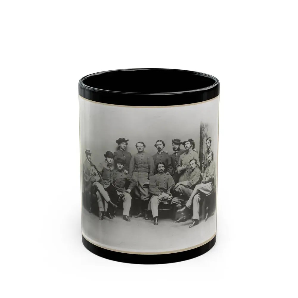 Group Portrait Showing Col. John Singleton Mosby And Some Members Of His Confederate Battalion (U.S. Civil War) Black Coffee Mug 11oz - Go Mug Yourself