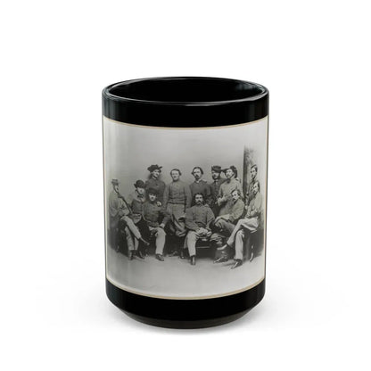 Group Portrait Showing Col. John Singleton Mosby And Some Members Of His Confederate Battalion (U.S. Civil War) Black Coffee Mug 15oz - Go Mug Yourself
