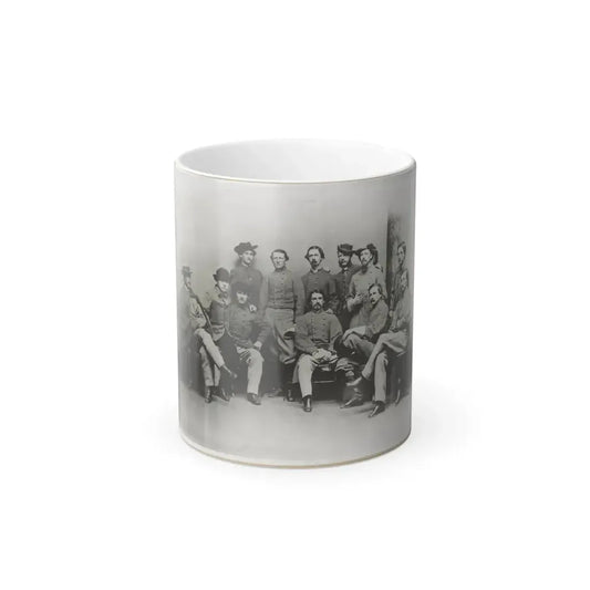 Group Portrait Showing Col. John Singleton Mosby and Some Members of His Confederate Battalion (U.S. Civil War) Color Changing Coffee Mug 11oz Default Title 11oz - Go Mug Yourself