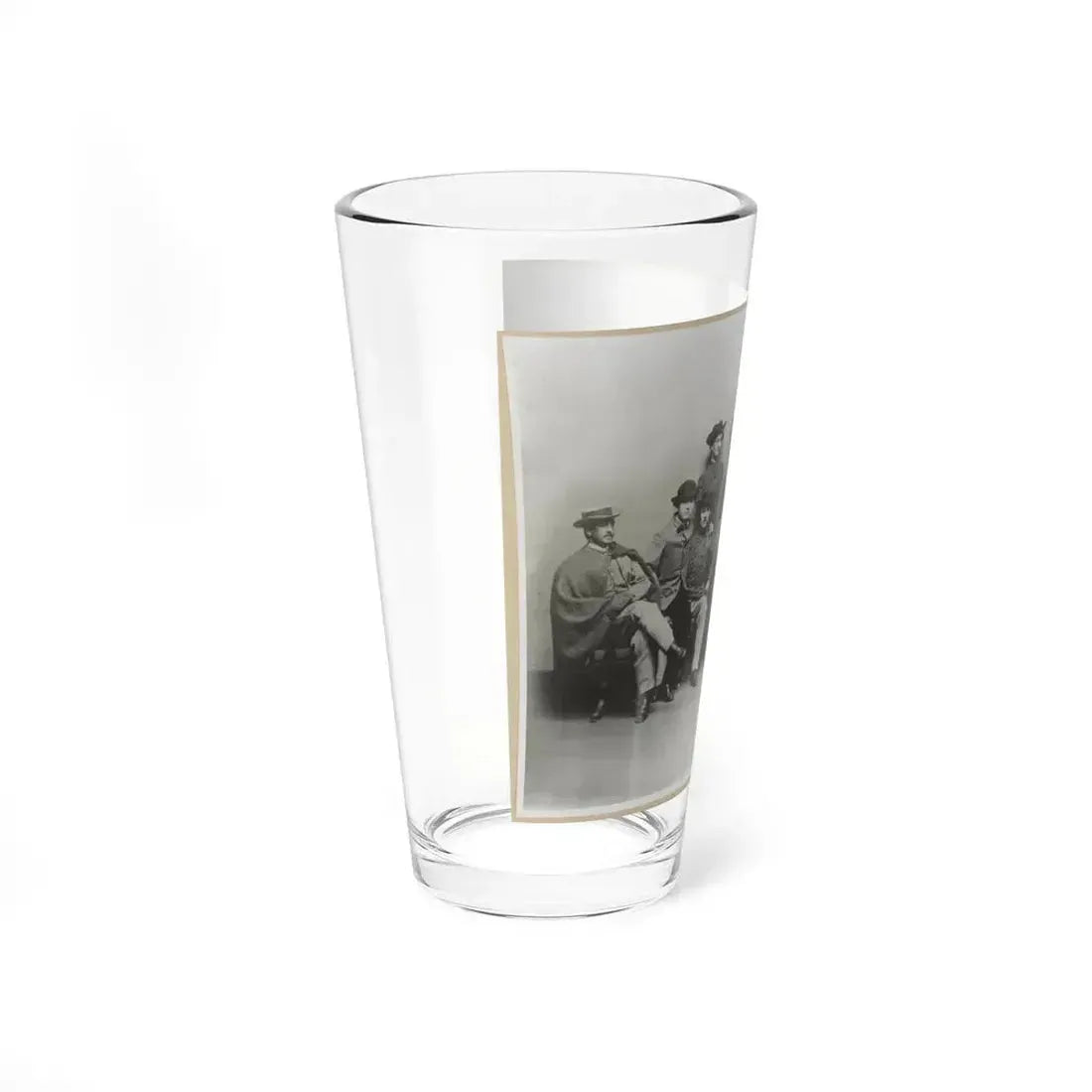 Group Portrait Showing Col. John Singleton Mosby And Some Members Of His Confederate Battalion (U.S. Civil War) Pint Glass 16oz - Go Mug Yourself