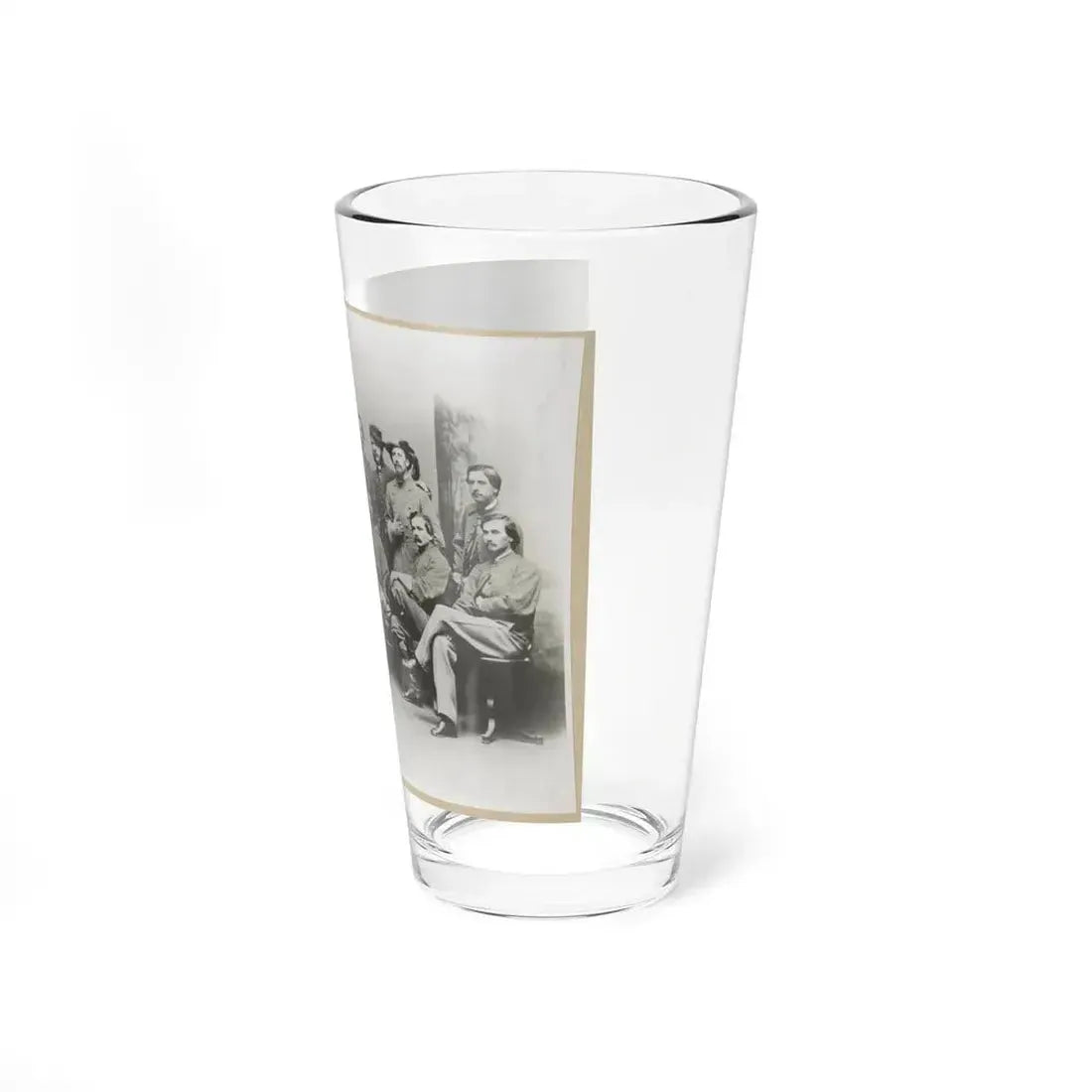 Group Portrait Showing Col. John Singleton Mosby And Some Members Of His Confederate Battalion (U.S. Civil War) Pint Glass 16oz - Go Mug Yourself