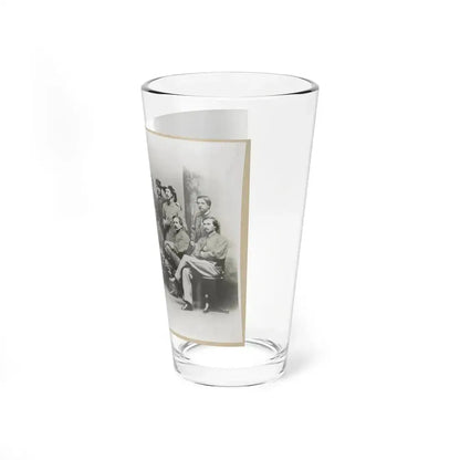 Group Portrait Showing Col. John Singleton Mosby And Some Members Of His Confederate Battalion (U.S. Civil War) Pint Glass 16oz - Go Mug Yourself
