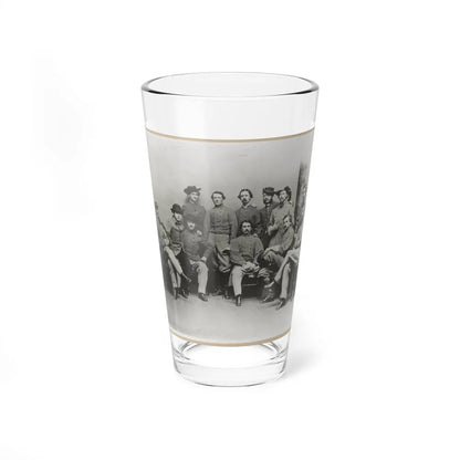 Group Portrait Showing Col. John Singleton Mosby And Some Members Of His Confederate Battalion (U.S. Civil War) Pint Glass 16oz-16oz-Go Mug Yourself