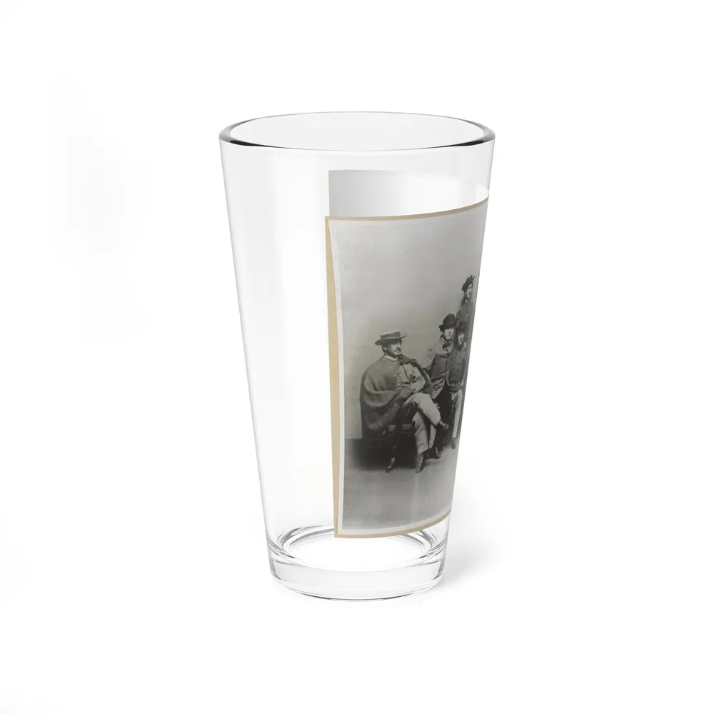 Group Portrait Showing Col. John Singleton Mosby And Some Members Of His Confederate Battalion (U.S. Civil War) Pint Glass 16oz-Go Mug Yourself