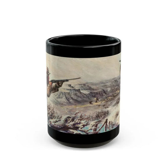 Grouse Shooting - Black Coffee Mug 15oz - Go Mug Yourself
