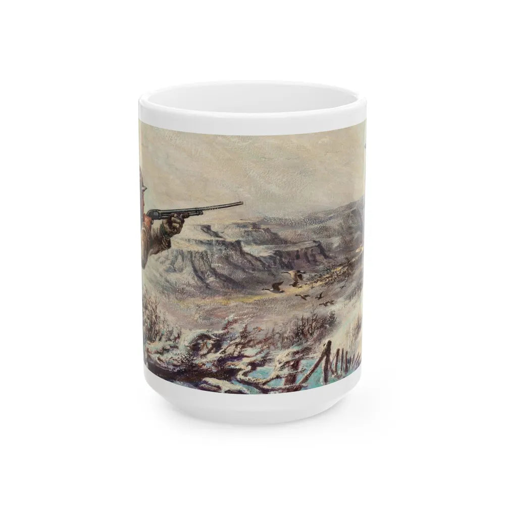 Grouse Shooting - White Coffee Mug-15oz-Go Mug Yourself