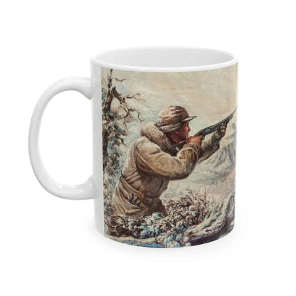 Grouse Shooting - White Coffee Mug - Go Mug Yourself