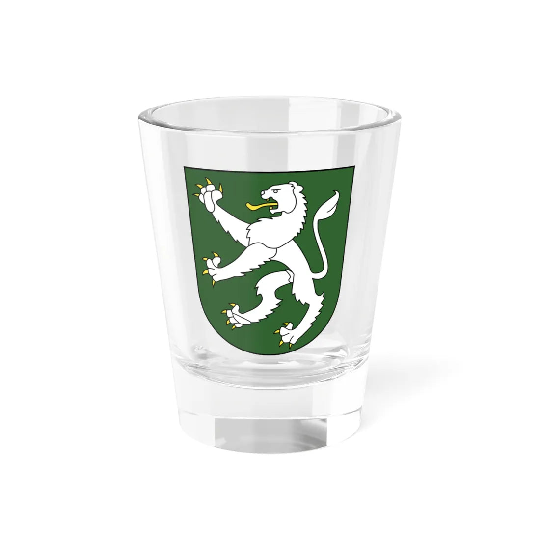 Grueningen-blazon (Switzerland) (Coat of Arms) Shot Glass 1.5oz 1.5oz - Go Mug Yourself