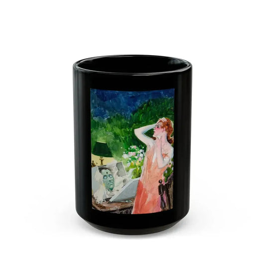 Gruesome Pulp Style (c. 1940s) - Black Coffee Mug 15oz - Go Mug Yourself