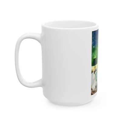 Gruesome Pulp Style (c. 1940s) - White Coffee Mug - Go Mug Yourself