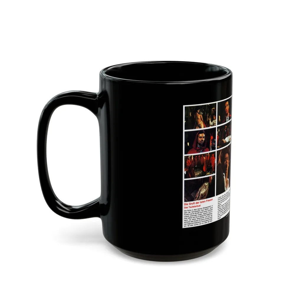 GRUFT DER TOTEN FRAUEN (VHS COVER) - Black Coffee Mug-Go Mug Yourself