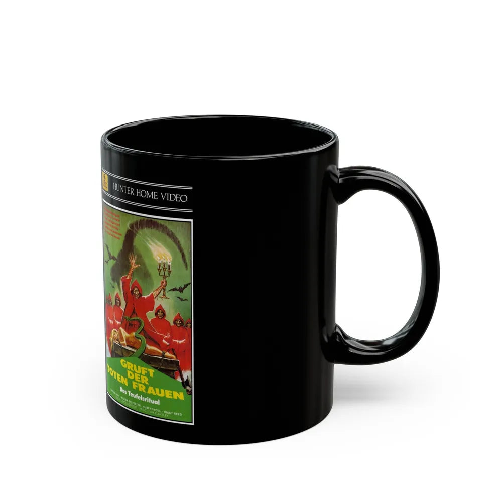 GRUFT DER TOTEN FRAUEN (VHS COVER) - Black Coffee Mug-Go Mug Yourself