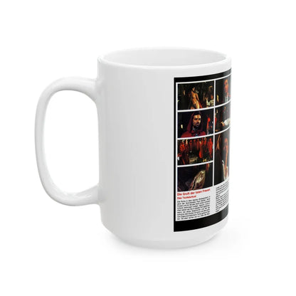 GRUFT DER TOTEN FRAUEN (VHS COVER) - White Coffee Mug-Go Mug Yourself