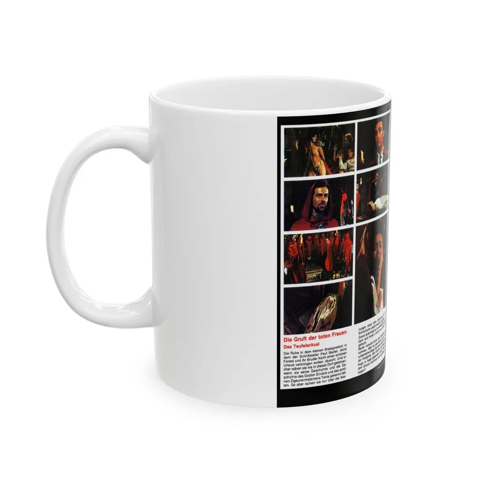 GRUFT DER TOTEN FRAUEN (VHS COVER) - White Coffee Mug-Go Mug Yourself