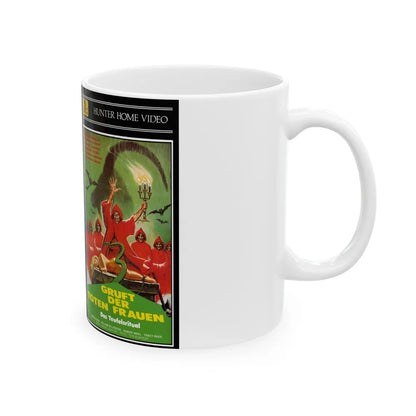 GRUFT DER TOTEN FRAUEN (VHS COVER) - White Coffee Mug-Go Mug Yourself