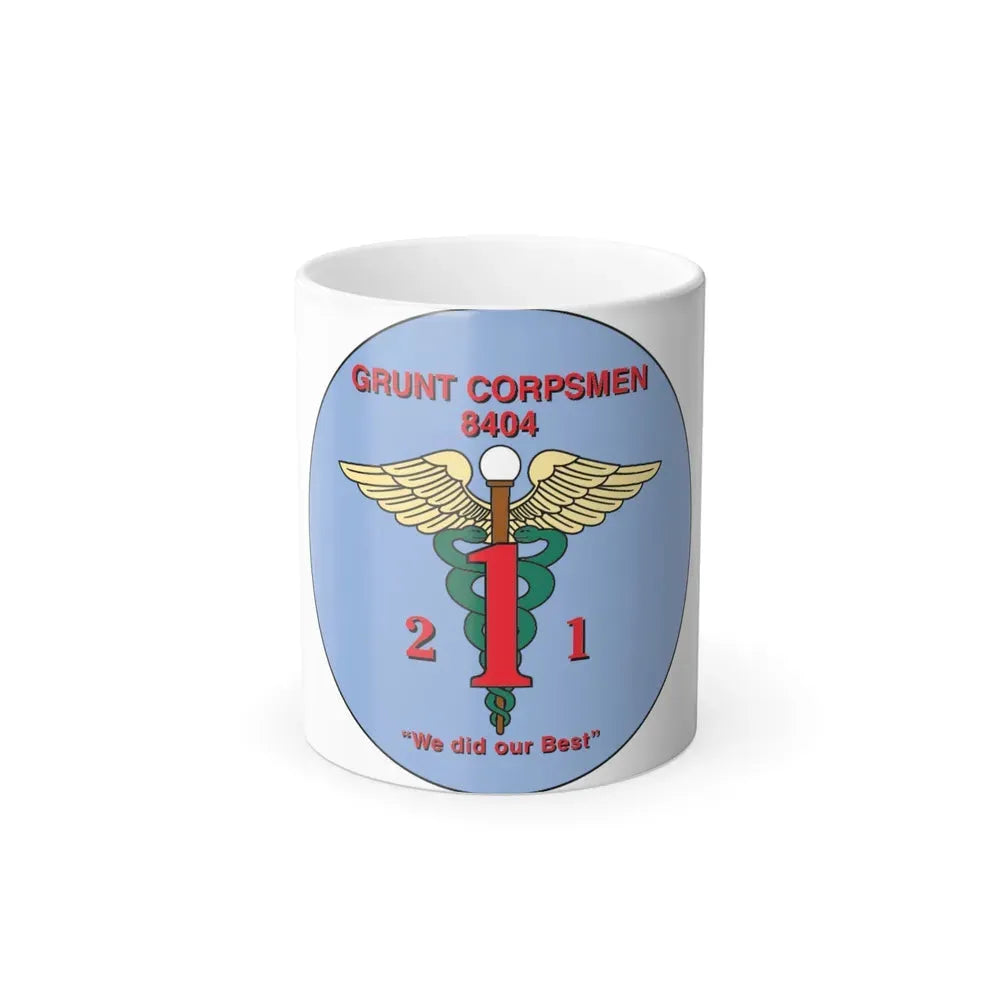 Grunt Corpsmen (USMC) Color Changing Coffee Mug 11oz - Go Mug Yourself