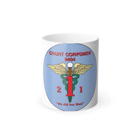 Grunt Corpsmen (USMC) Color Changing Coffee Mug 11oz - Go Mug Yourself