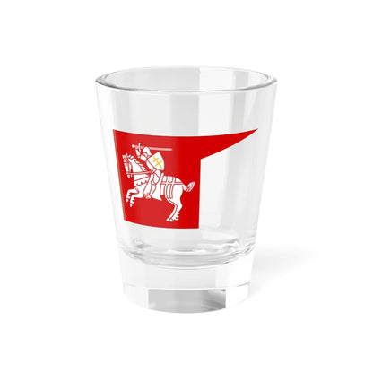 Grunwald Pogoń czerwona (Belarus) (Coat of Arms) Shot Glass 1.5oz 1.5oz - Go Mug Yourself