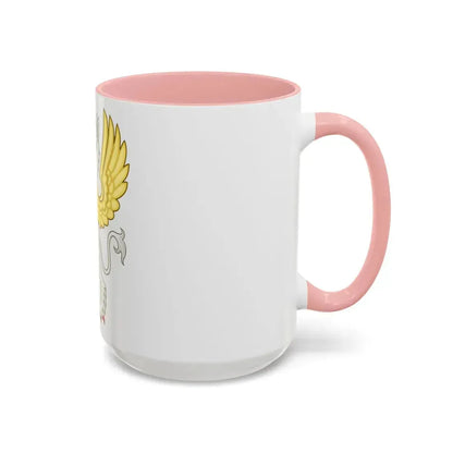 Gryphon Badge of Edward III - Accent Coffee Mug - Go Mug Yourself