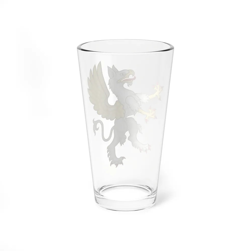 Gryphon Badge of Edward III - Pint Glass 16oz-Go Mug Yourself