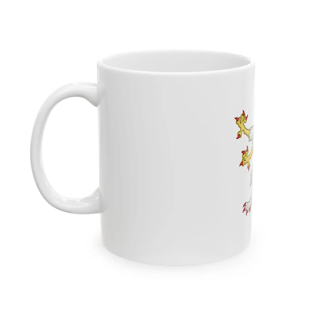 Gryphon Badge of Edward III - White Coffee Mug - Go Mug Yourself