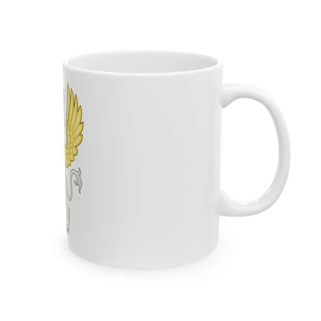Gryphon Badge of Edward III - White Coffee Mug - Go Mug Yourself