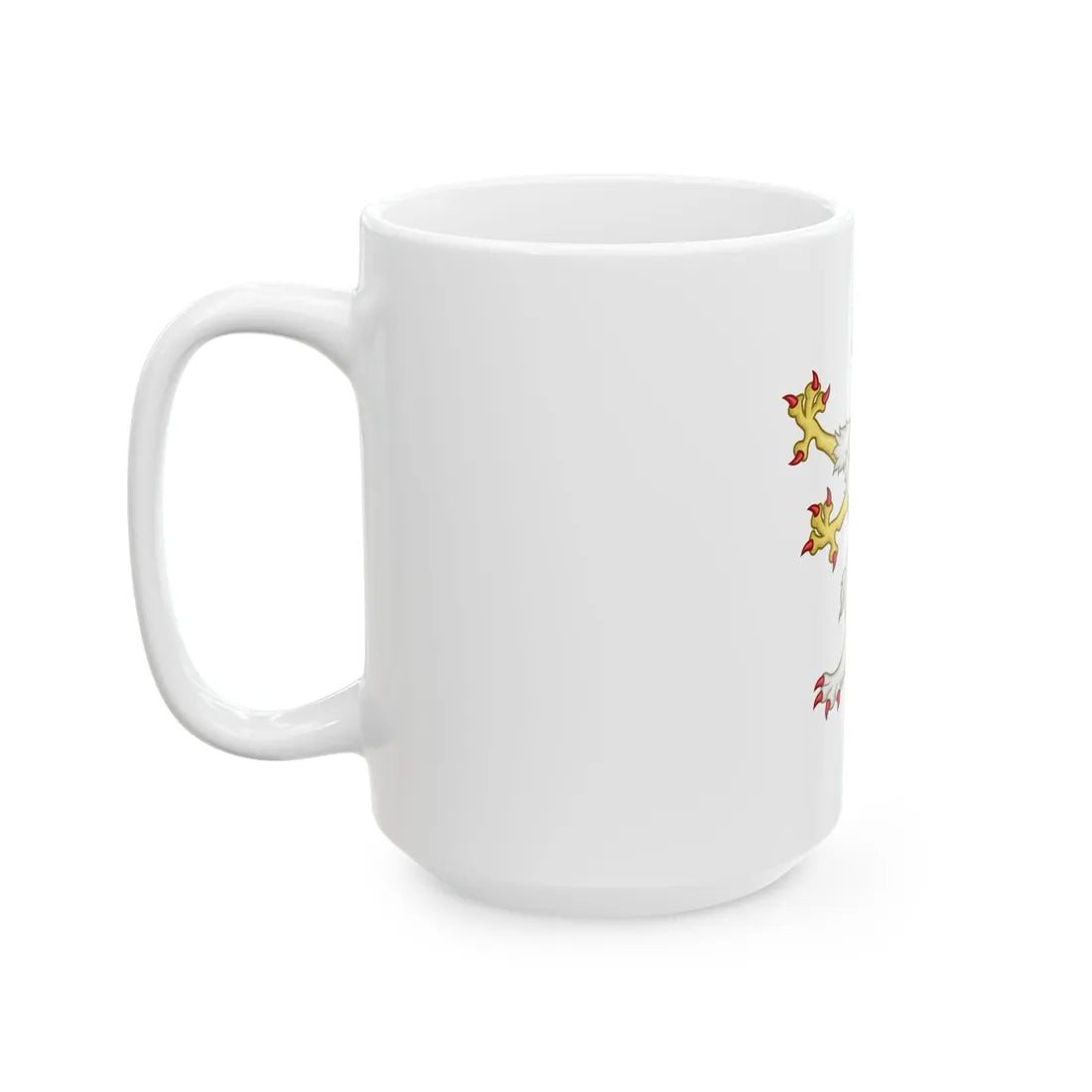 Gryphon Badge of Edward III - White Coffee Mug - Go Mug Yourself
