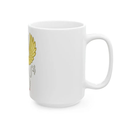 Gryphon Badge of Edward III - White Coffee Mug - Go Mug Yourself