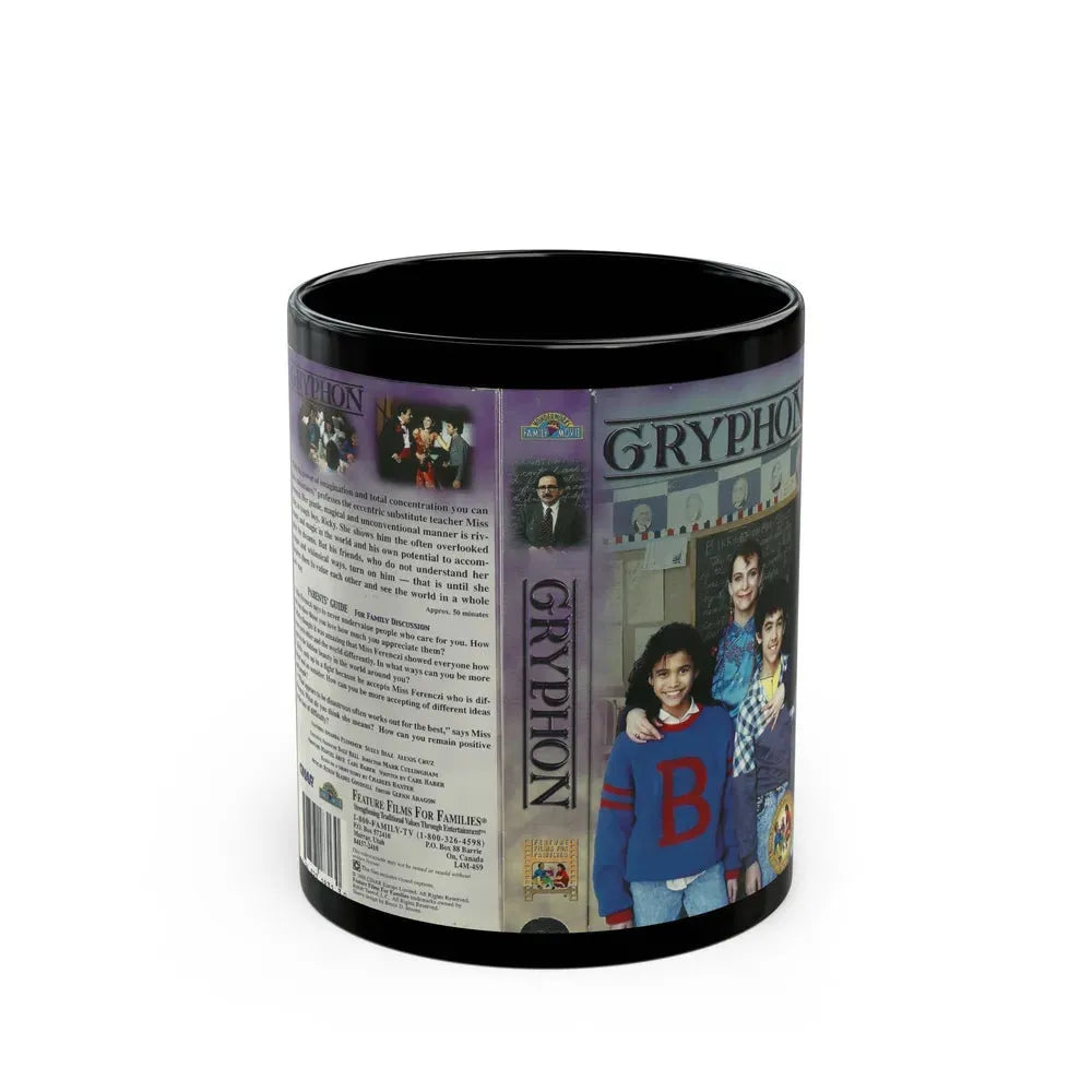 GRYPHON (VHS COVER) - Black Coffee Mug 11oz - Go Mug Yourself