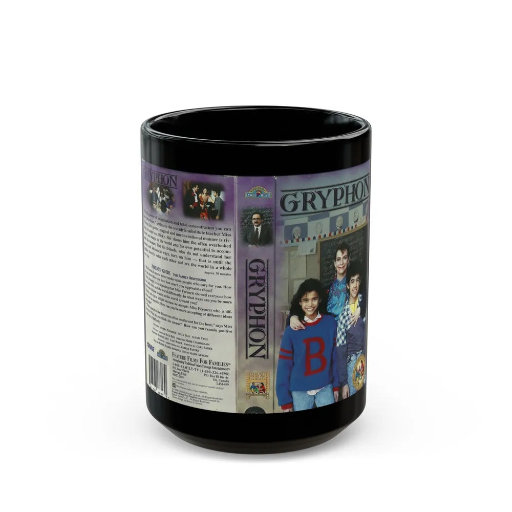 GRYPHON (VHS COVER) - Black Coffee Mug-15oz-Go Mug Yourself