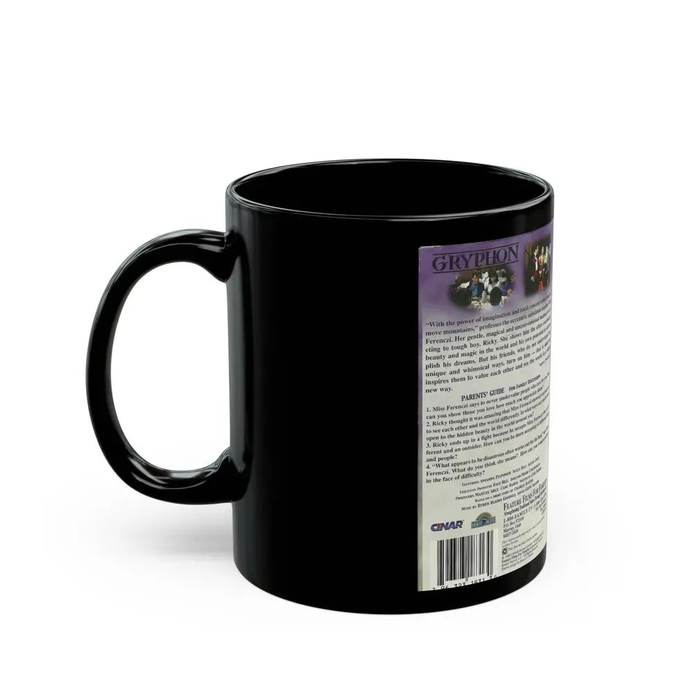 GRYPHON (VHS COVER) - Black Coffee Mug - Go Mug Yourself