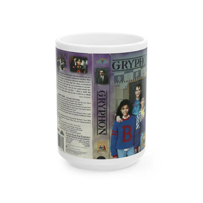 GRYPHON (VHS COVER) - White Coffee Mug 15oz - Go Mug Yourself
