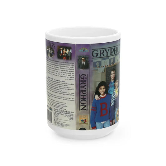 GRYPHON (VHS COVER) - White Coffee Mug 15oz - Go Mug Yourself