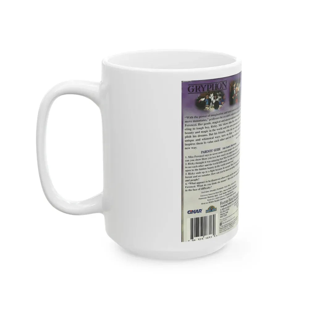 GRYPHON (VHS COVER) - White Coffee Mug - Go Mug Yourself