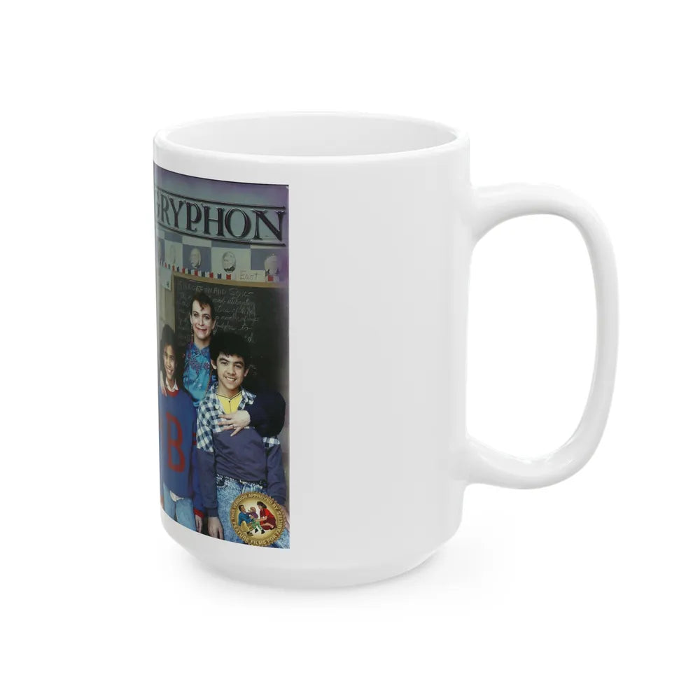 GRYPHON (VHS COVER) - White Coffee Mug-Go Mug Yourself