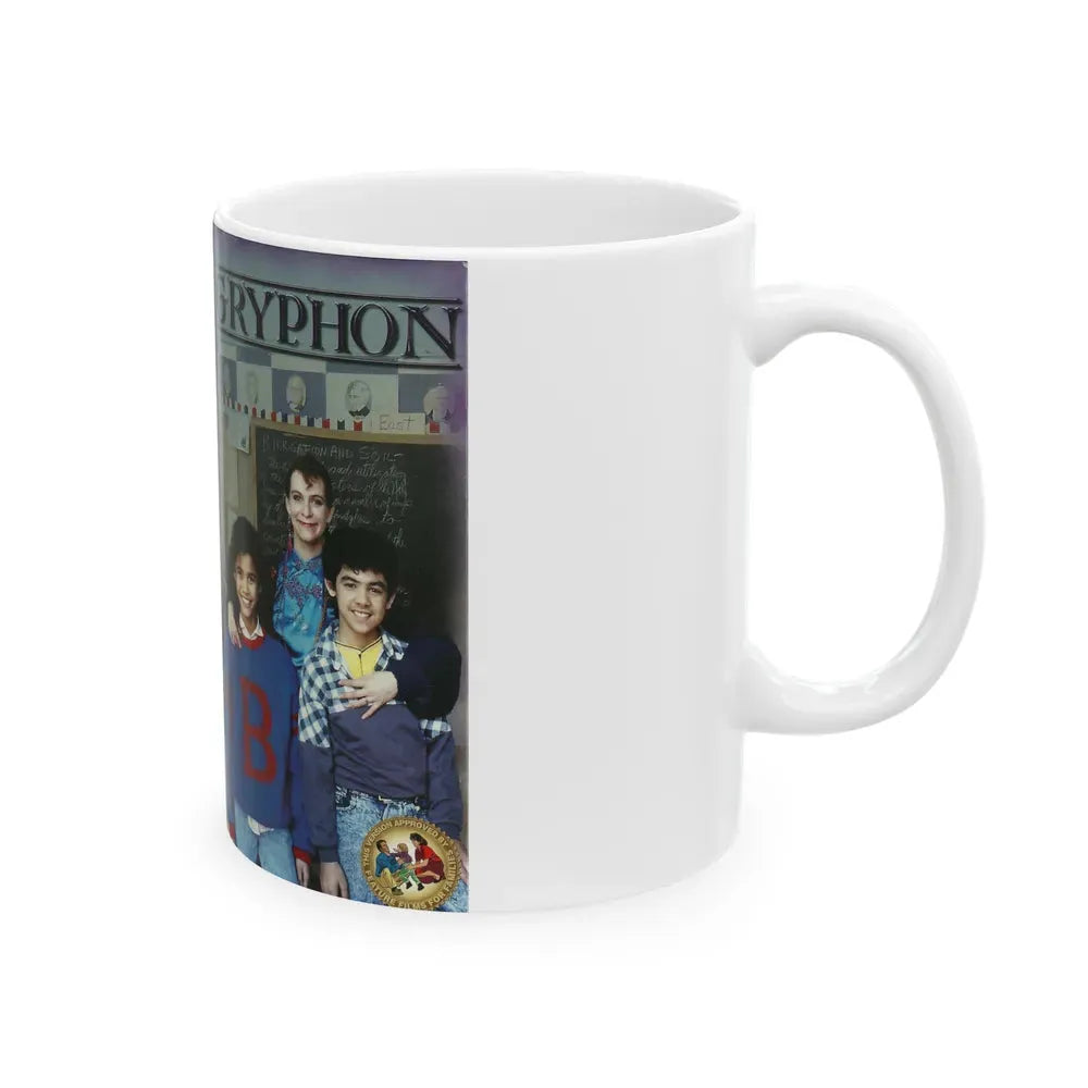 GRYPHON (VHS COVER) - White Coffee Mug - Go Mug Yourself