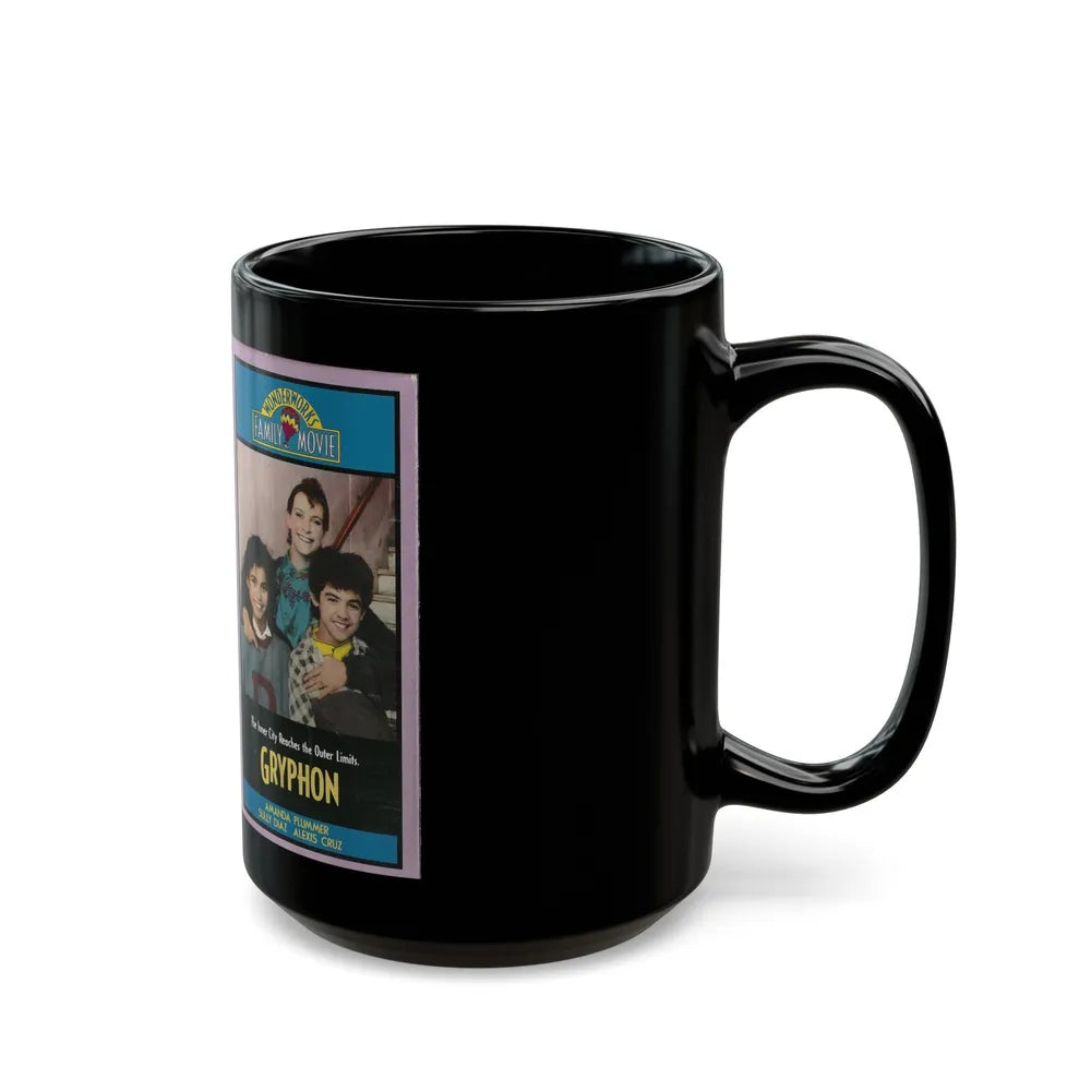 GRYPHON WONDERWORKS FAMILY MOVIE (VHS COVER) - Black Coffee Mug-Go Mug Yourself