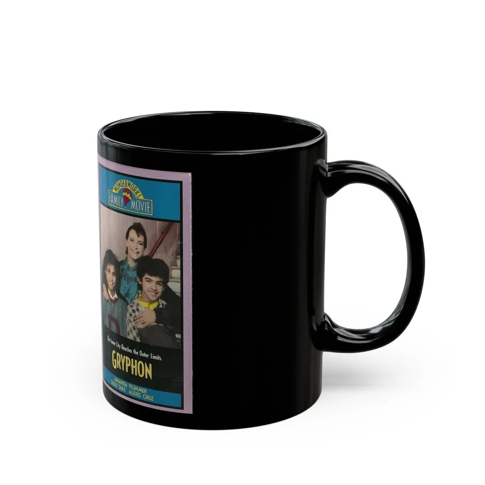 GRYPHON WONDERWORKS FAMILY MOVIE (VHS COVER) - Black Coffee Mug-Go Mug Yourself